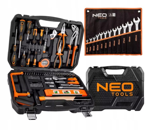 NEO 88-EL. НАБІР ІНСТРУМЕНТУ З КЛЮЧАМИ КОМБІНАЦІЙНИМИ 6-22ММ 12 ШТ.
