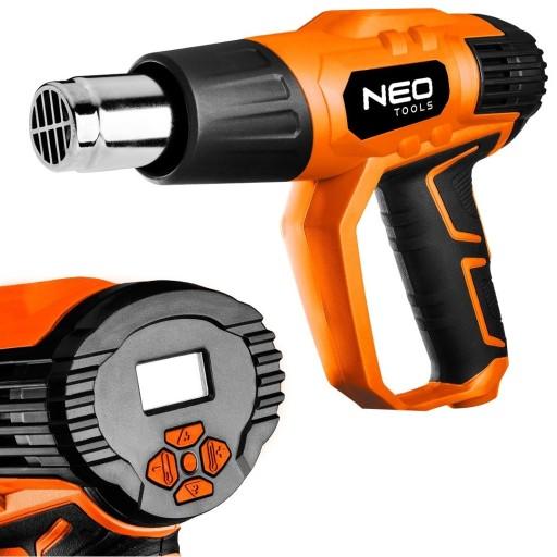 Теплова гармата NEO 2000 Вт 2-швидкісний РК-дисплей 600°C