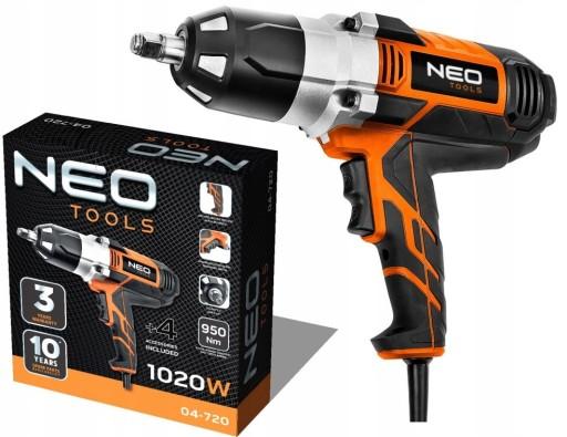 NEO Tools Гайковерт ударный 1020 Вт, 950 Нм 04-720