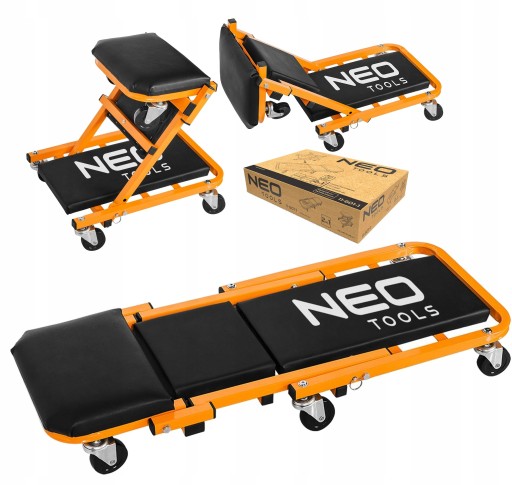 NEO TOOLS WORKSHOP ДИВАНА, СКЛАДНА, ТАБУРЕТ, СИДІННЯ 2в1, ВІЗОК 11-601-1