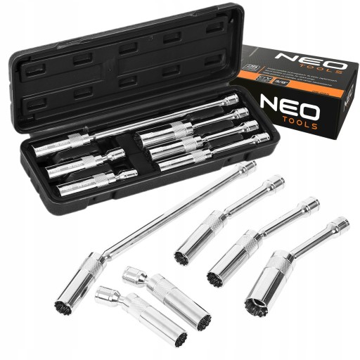 НАБОР НАСАДОК НАСАДОК ДЛЯ СВЕЧ ЗАЖИГАНИЯ NEO Tools 6 ШТ. 08-095