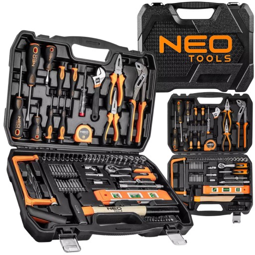 Универсальный набор инструментов NEO 88 шт. Торцевые ключи в корпусе из хромованадиевой стали