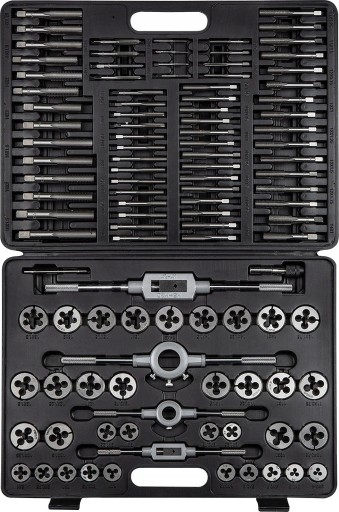 Набор метчиков и плашек 110E Калибр NEO