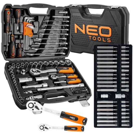 НАБОР ТОРЦЕВЫХ КЛЮЧЕЙ NEO 100e ТОРЦЕВЫЕ НАСАДКИ 1/2