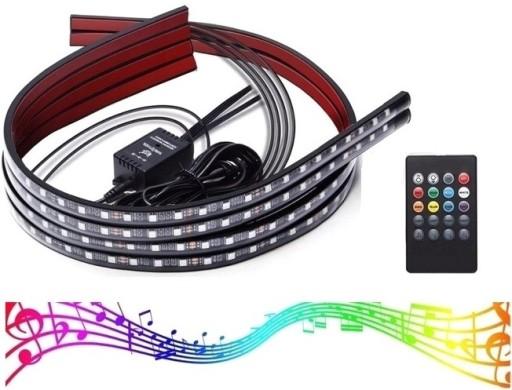 Світлодіодні неонові вивіски 2x 120 см 2x90 см освітлення смуги пульт дистанційного керування