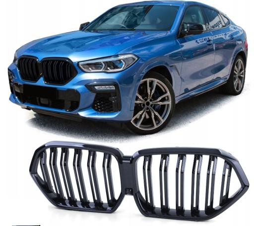 Почка гриль BMW X6 G06 X6M черный глянец