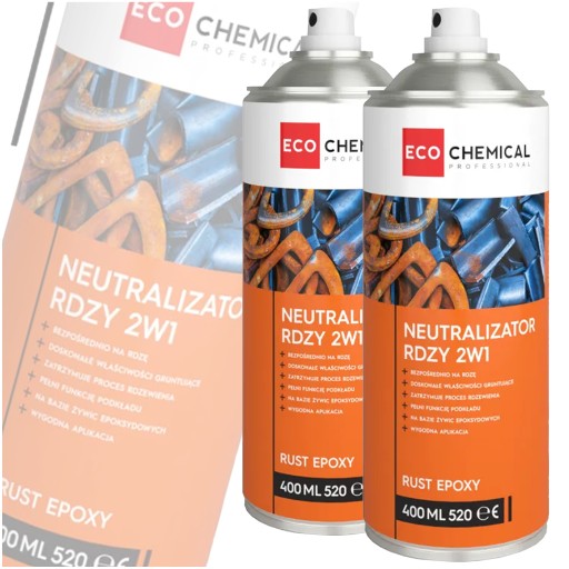 Нейтралізатор іржі 2в1 грунтовка ЕКОХІМІЧНА іржа con EPOXY набір 2шт