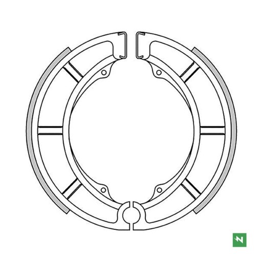 ТОРМОЗНЫЕ КОЛОДКИ NEWFREN FTR SUZUKI LT-F 300/400, VS 600 INTRUDER, VS 80