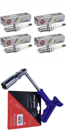 NGK Spart Plug Iridium ILFR6B 6481 + ключ до свічок 16 мм