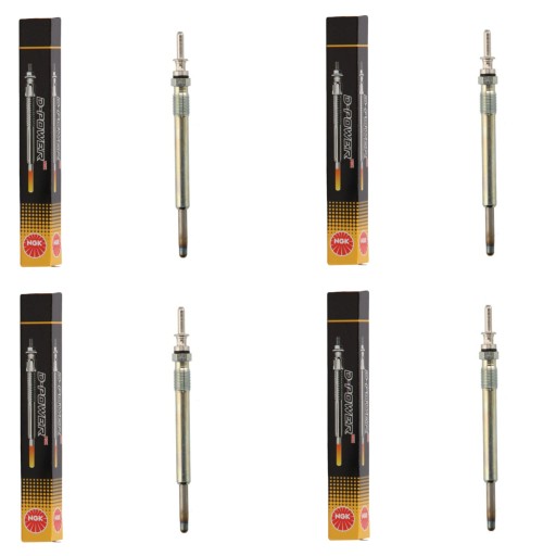 4 × свічки розжарювання ngk 6649