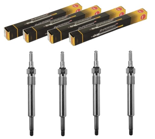 Ngk комплект свічок розжарювання 4275 y930u d-power30 - 4 шт.