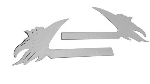 ДЕКОР РУЧКИ З НЕРЖАВІЮЧОЇ СТАЛІ SCANIA ШТАМПОВАНИЙ ХРОМ