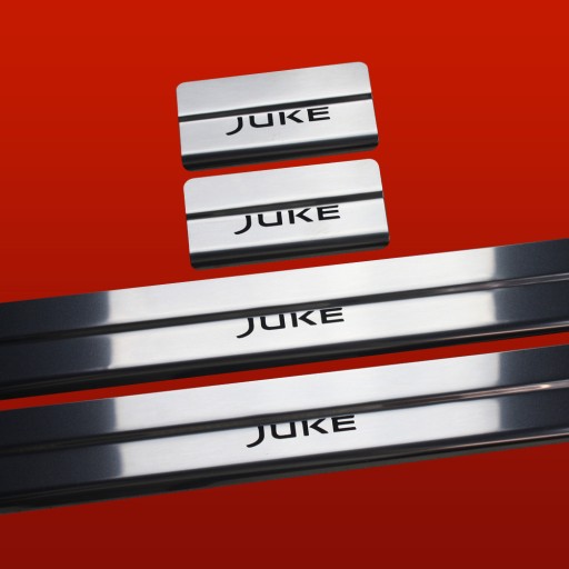 NISSAN JUKE Facelift Накладки на пороги из нержавеющей стали 304 с глянцевой отделкой