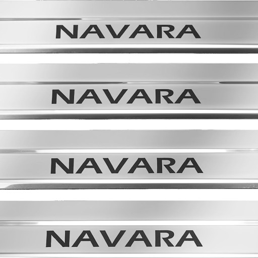 NISSAN NAVARA D23 Накладки на пороги из нержавеющей стали 304