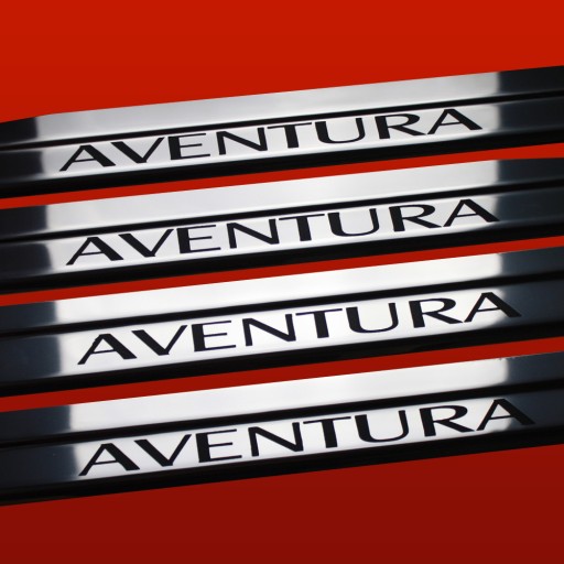 NISSAN NAVARA D40 Бічні пороги AVENTURA 5 дверей, глянцева нержавіюча сталь 304