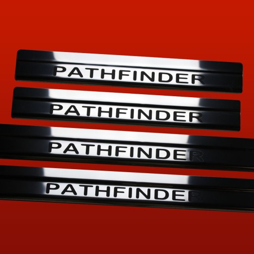 NISSAN PATHFINDER MK3 R51 Глянцевые крышки из нержавеющей стали 304 Отделка