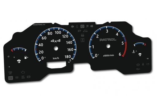 Nissan PATROL Y61 GU4 indiglo dials wz 2