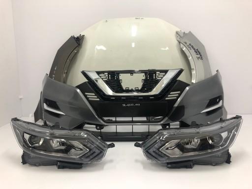 NISSAN QASHQAI II J11 LIFT 17 КАПОТ, БАМПЕР, ЛАМПИ