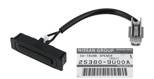25380-9U00A - NISSAN QASHQAI J10 07-кнопка контактор багажника