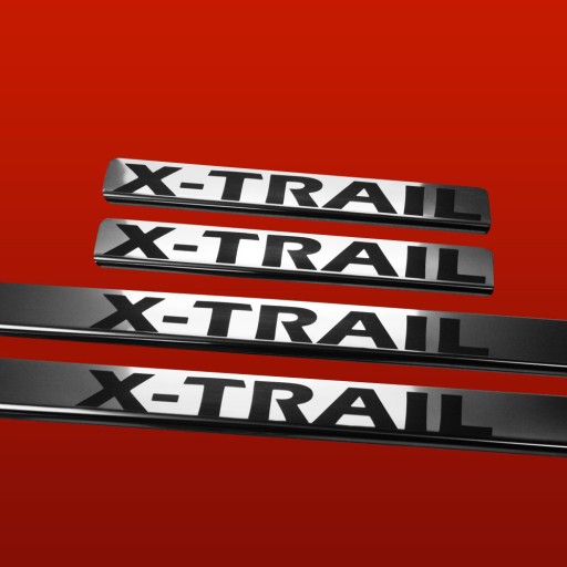 NISSAN X-TRAIL MK1 T30 Накладки на пороги из нержавеющей стали 304 Готовые