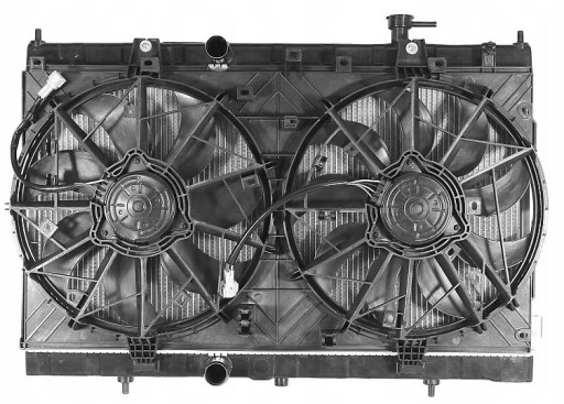 214104BB0A - Nissan x-trail / rogue 2.0 2.5 2014 - комплект вода + кондиціонер + вентилятор