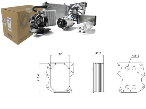 NIS/90752/ZAPS - МАСЛООХОЛОДЖУВАЧ NISSENS CITROEN JUMPER FIAT DUCATO