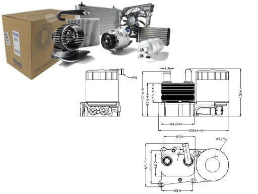 NIS/90706/ZAPS - МАСЛООХОЛОДЖУВАЧ NISSENS FORD TOURNEO CONNECT TRANS