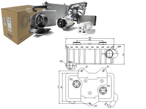 NIS/90582/ZAPS - МАСЛООХОЛОДЖУВАЧ NISSENS MERCEDES C T-MODEL C (W202