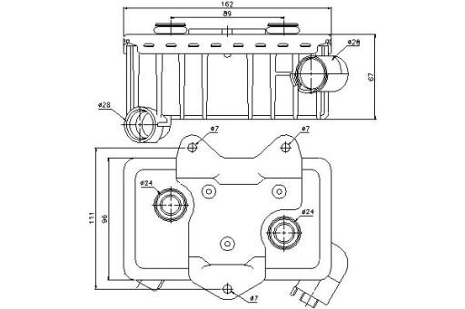 90582/ZAW - МАСЛООХОЛОДЖУВАЧ NISSENS MERCEDES C T-MODEL C (W202