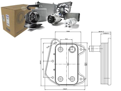 NIS90622/SERW - МАСЛЯНЫЙ ОХЛАДИТЕЛЬ NISSENS MERCEDES CLK 270 CDI (209.
