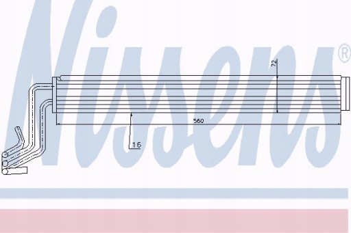 90636 - МАСЛООХОЛОДЖУВАЧ NISSENS PORSCHE CAYENNE 02- 3.2 V6