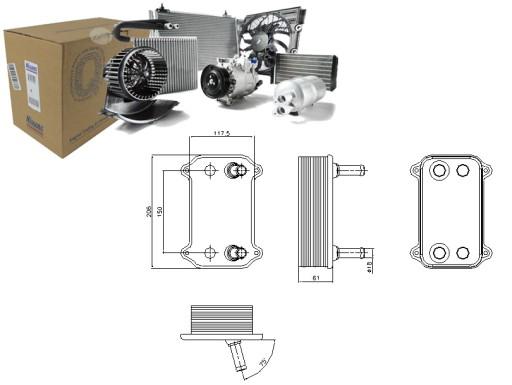 NIS90735/SERW - МАСЛЯНЫЙ ОХЛАДИТЕЛЬ NISSENS PORSCHE CAYENNE S 4.5 (9PA)