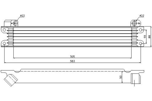 90615/ZAW - МАСЛООХОЛОДЖУВАЧ NISSENS RENAULT AVANTIME ESPACE II