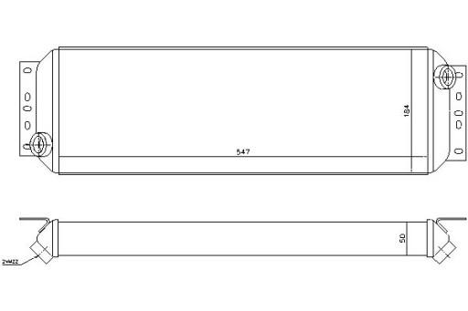 90730/NIS - ОХЛАДИТЕЛЬ ДВИГАТЕЛЯ NISSENS (552X43X182MM)