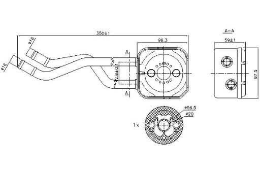 90685/NIS - ОХОЛОДЖУВАЧ ДВИГУНА NISSENS (РУЧНИЙ, З E