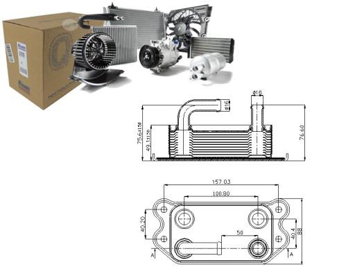 NIS/90714/ZAPS - МАСЛООХОЛОДЖУВАЧ NISSENS VOLVO C30 C70 II S40 II S8
