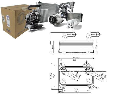 NIS/90707/ZAPS - МАСЛЯНЫЙ ОХЛАДИТЕЛЬ NISSENS VOLVO S40 И V40 1,6-2,0 07