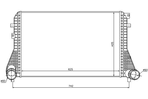 96542/NIS - NISSENS ПОВІТРЯНИЙ ОХОЛОДЖУВАЧ AUDI A3, TT