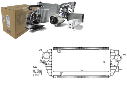 NIS96538/RS5 - ОХЛАДИТЕЛЬ ВПУСКА NISSENS HYUNDAI I40