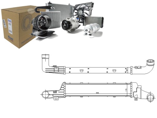 NIS96861/RS5 - ВПУСКНОЙ ОХЛАДИТЕЛЬ NISSENS MERCEDES E