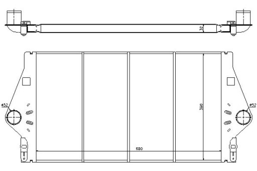 96779/NIS - ВПУСКНОЙ ОХЛАДИТЕЛЬ NISSENS RENAULT ESP