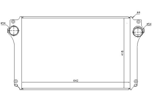 96614/NIS - ВПУСКНОЙ ОХЛАДИТЕЛЬ NISSENS TOYOTA AVEN