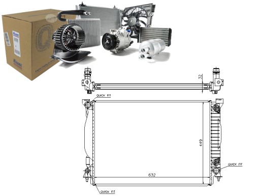 NIS60307A/RS7 - РАДИАТОР ДВИГАТЕЛЯ NISSENS NIS, 60307A