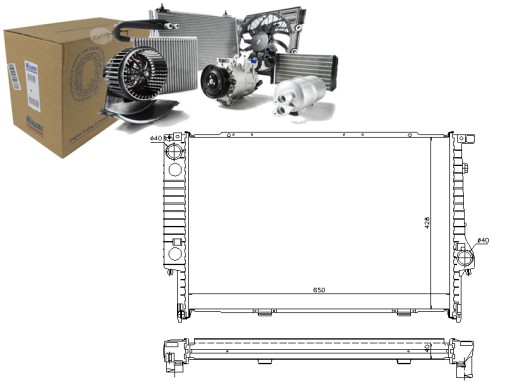 NIS60693A/RS7 - РАДИАТОР ДВИГАТЕЛЯ NISSENS NIS, 60693A