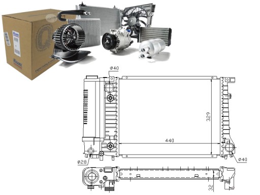 NIS60703A/RS7 - РАДІАТОР ДВИГУНА NISSENS NIS, 60703A