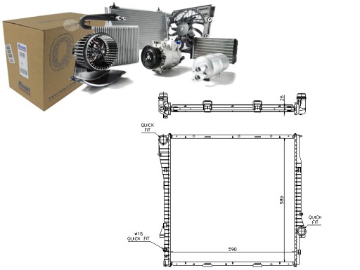 NIS60788A/RS7 - РАДИАТОР ДВИГАТЕЛЯ NISSENS NIS, 60788A