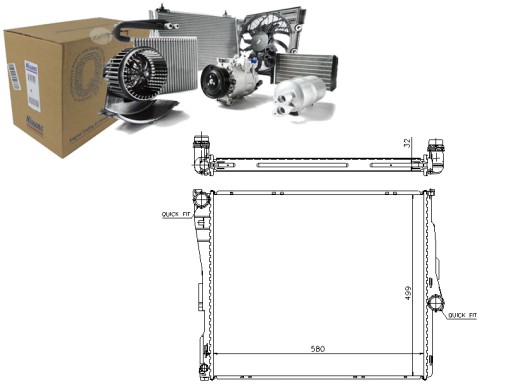 NIS60803A/RS7 - РАДІАТОР ДВИГУНА NISSENS NIS, 60803A