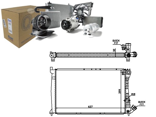 NIS61349A/RS7 - РАДІАТОР ДВИГУНА NISSENS NIS, 61349A
