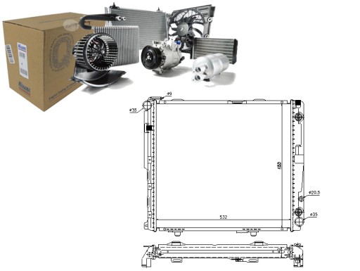 NIS62699A/RS7 - РАДІАТОР ДВИГУНА NISSENS NIS, 62699A