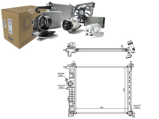 NIS630735/RS7 - РАДІАТОР ДВИГУНА NISSENS NIS, 630735
